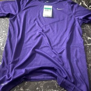 Nike Dri-FIT Shirt in Rich Purple kids